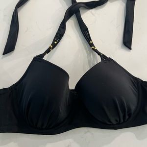 Black bikini top! Size 10